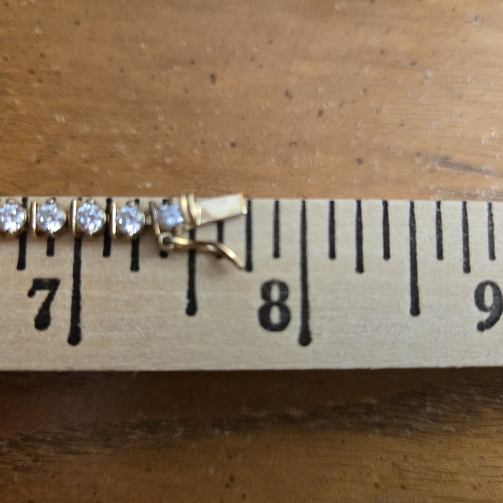 QVC Gold DIAMONIQUE Bracelet - Picture 4 of 7